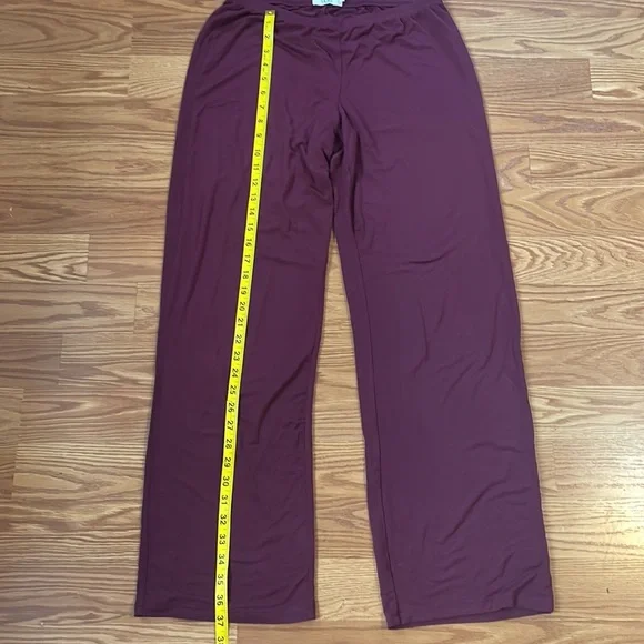 UGG Burgundy Maroon Modal and Elastane Pajama Pants Size Medium - Picture 4 of 7
